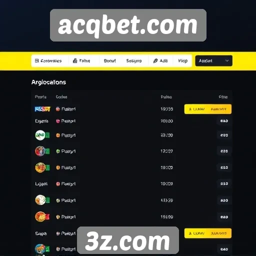 Interface do usuário de acqbet.com e sua usabilidade